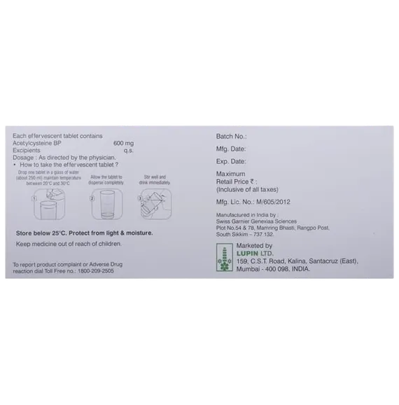 lumenac 600mg tablet 10's